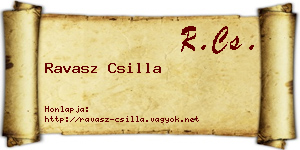 Ravasz Csilla névjegykártya